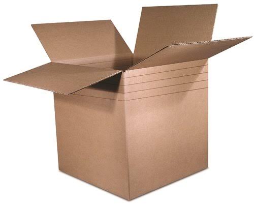 18 inch x 12 inch x 12 inch Multi-Depth Shipping Boxes Brown 25/Bundle H1397