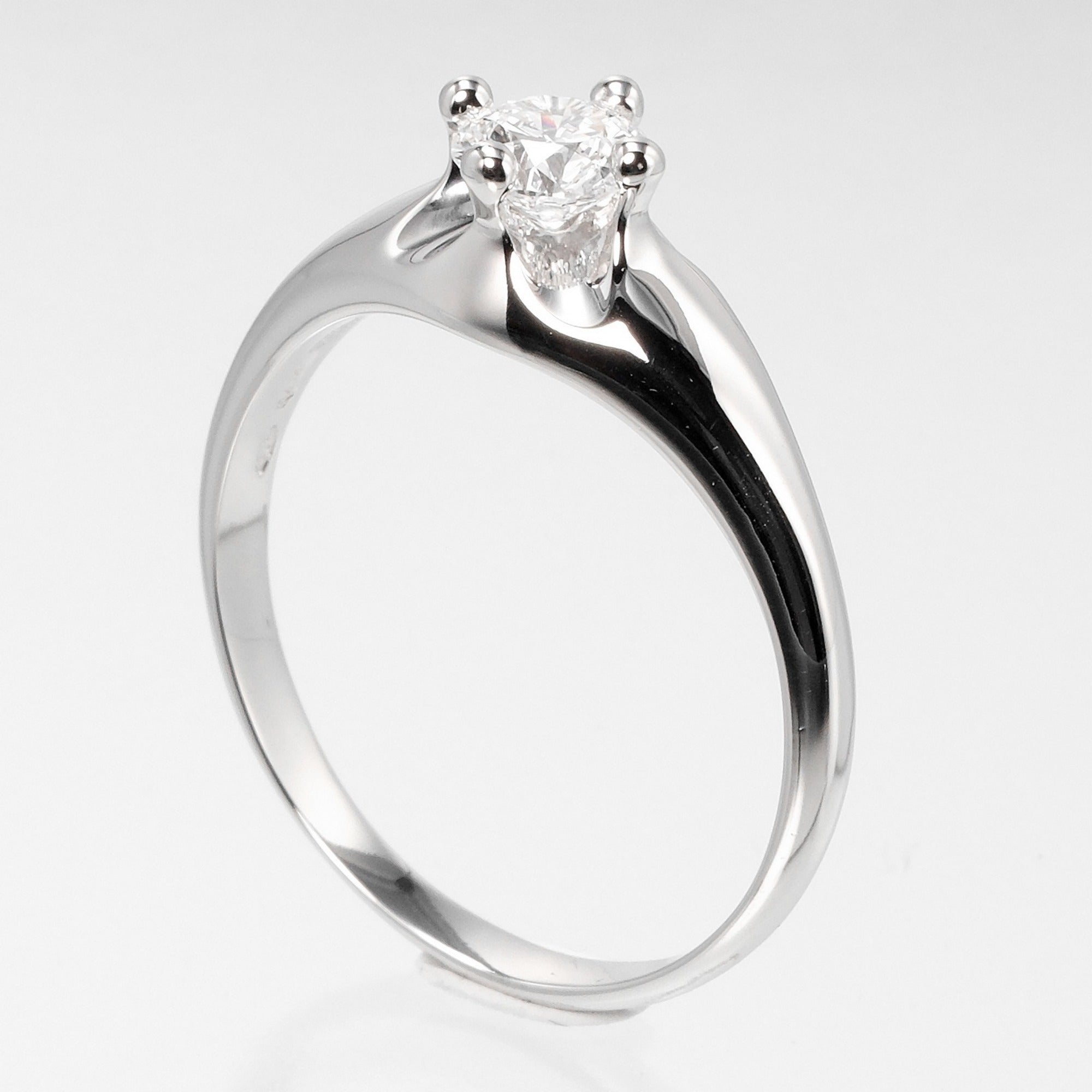 Solitaire Ring Platinum Diamond A2165