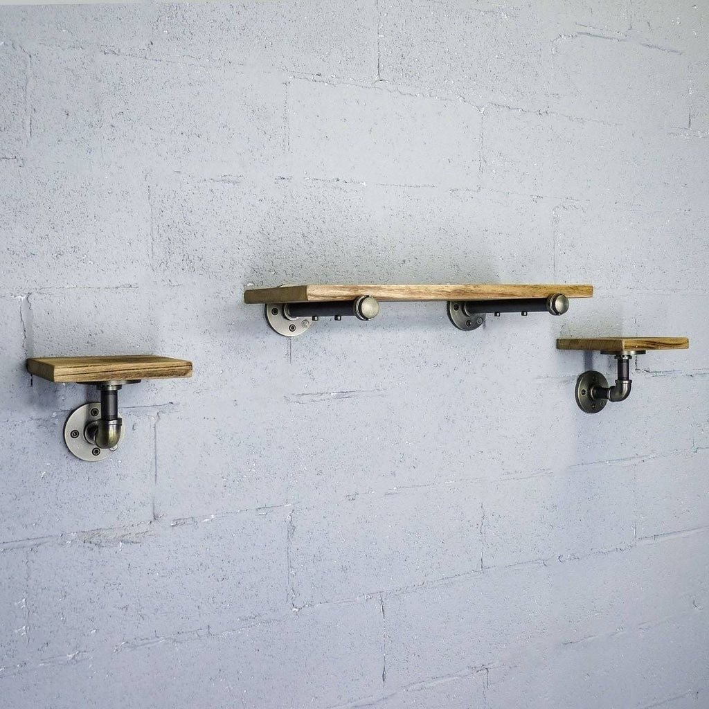 Black Set of 3 Wall Shelf M276