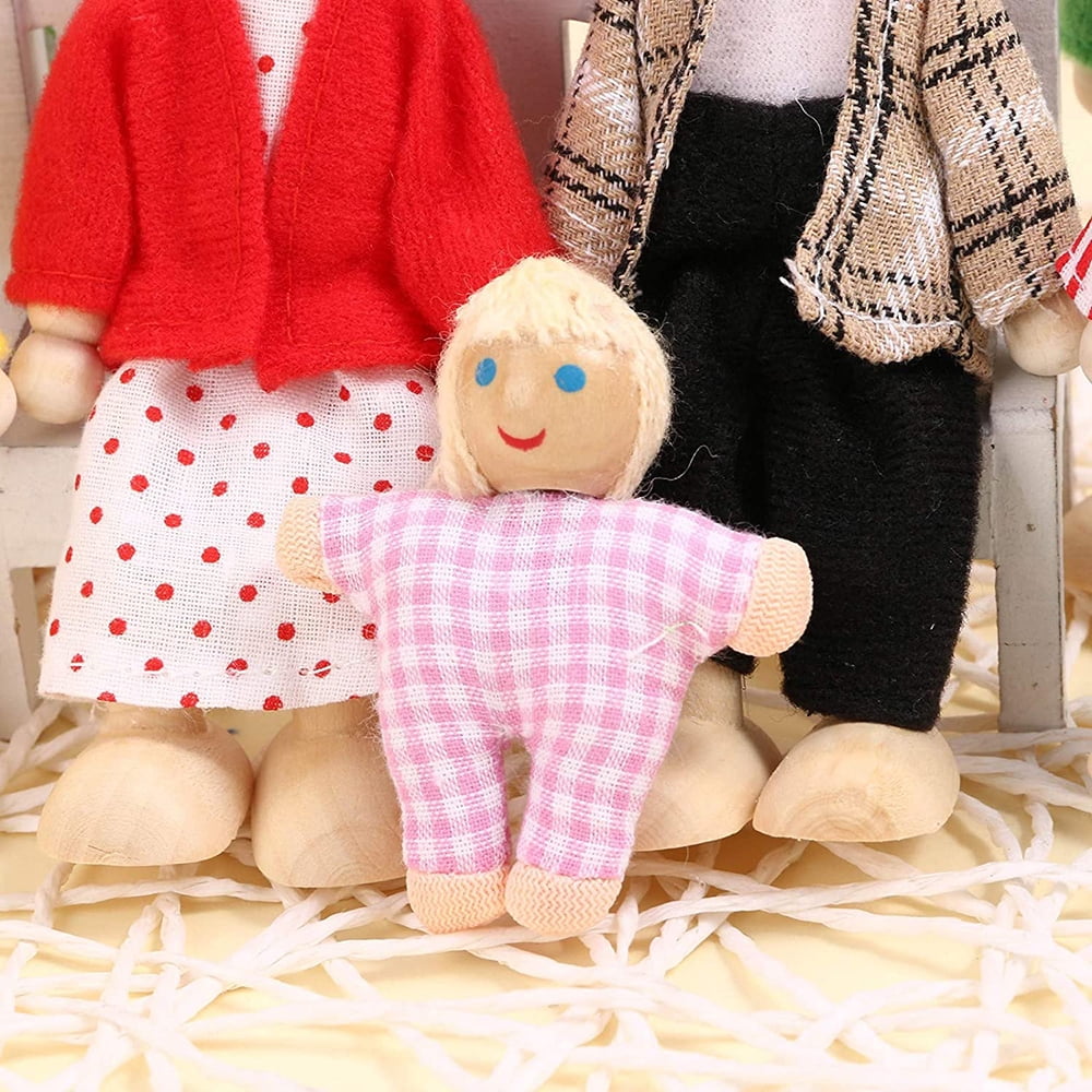 7pcs Wooden Doll Family Educational Toys G82048