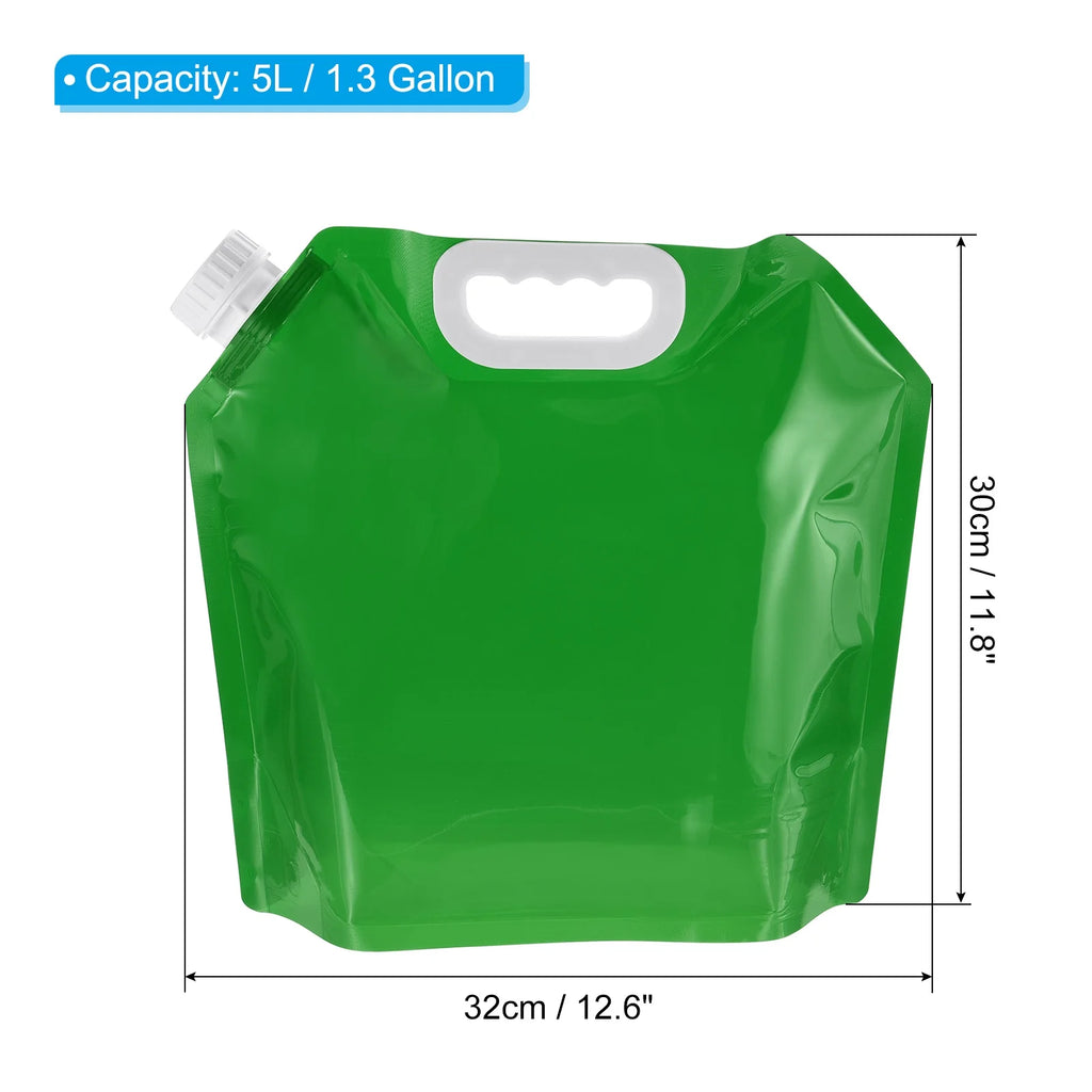 Green 6 Pack Collapsible Water Container Bag C570