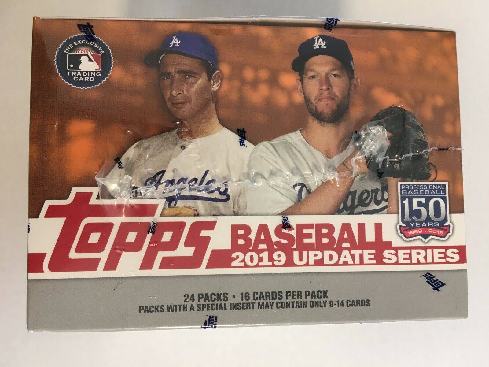 2019 Topps Update Baseball 24ct Retail Box Q133950