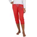 Red Los Angeles Angels Knit Capri Pants T779