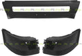Bumper Set with Fog Light Cut-out Left Right Center N120