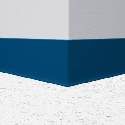 Blue Rubber Cove Molding 4x22 x 120& Roll B646