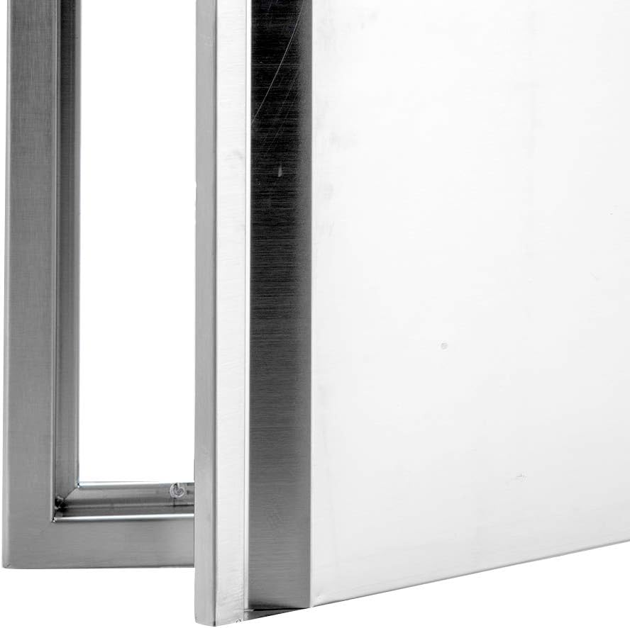 42 W X 21 H Stainless Steel Outdoor Kitchen Door D7715
