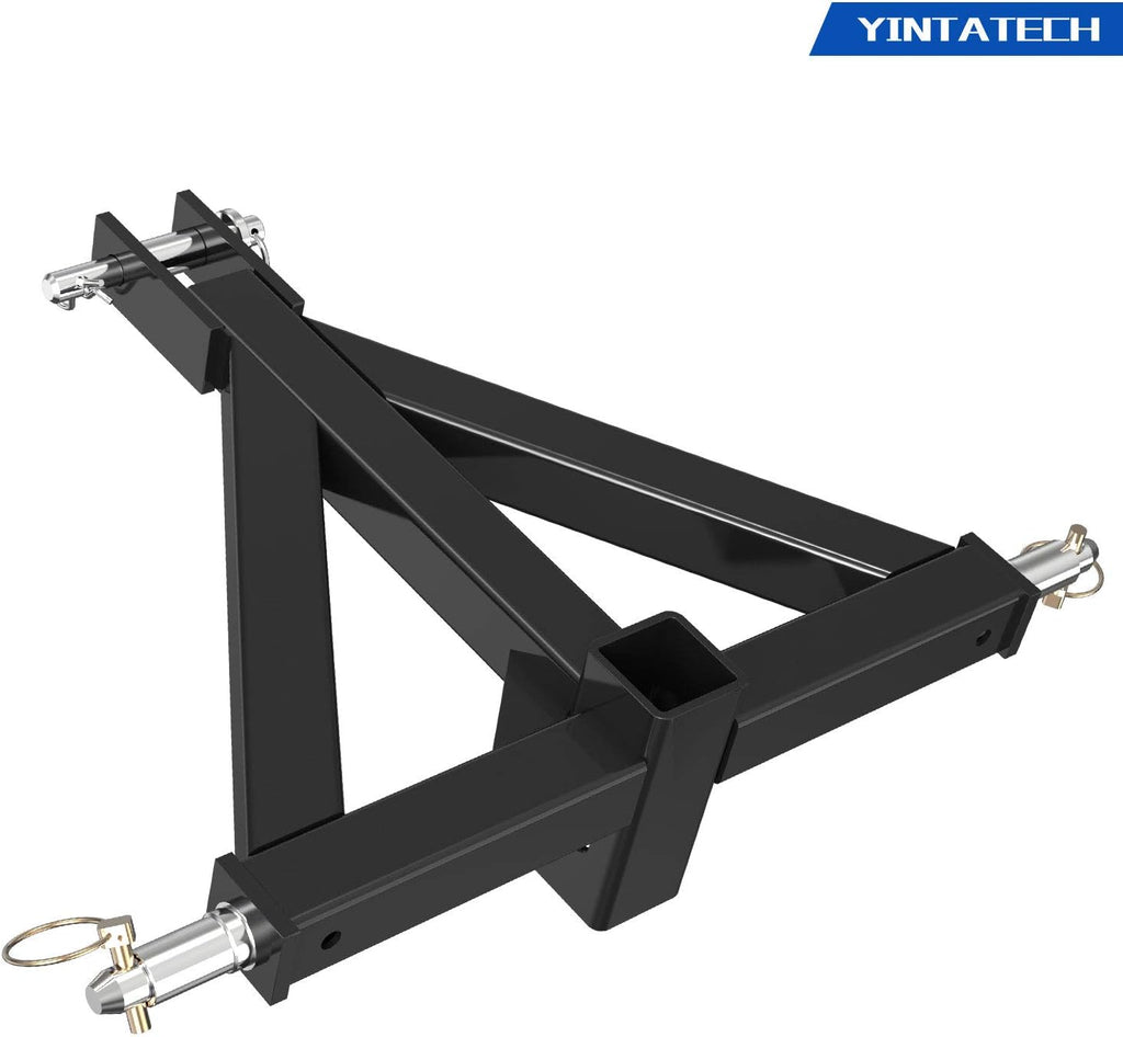 3 Point 2" Receiver Trailer Hitch Heavy Duty Drawbar Adapter Category One Tractor Tow Pack of 2 F655925