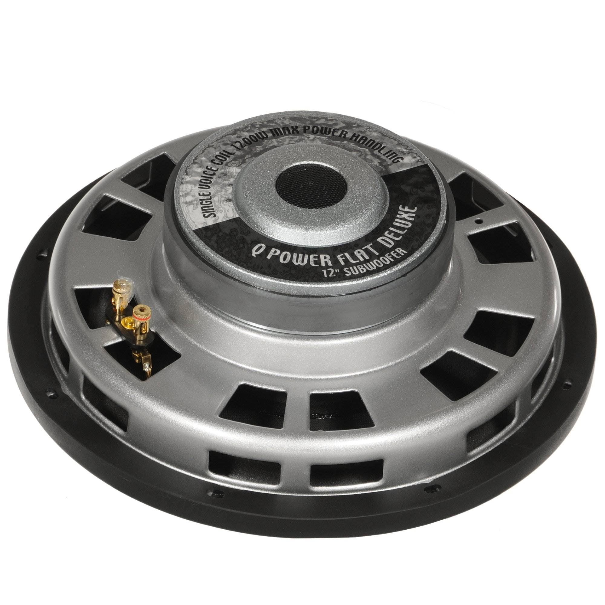 10 inch Shallow Mount 1000 Watt Flat Car Subwoofer (4 Pack) Q404