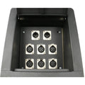 Recessed Floor Box with 6 XLRF and 2 XLR W72078