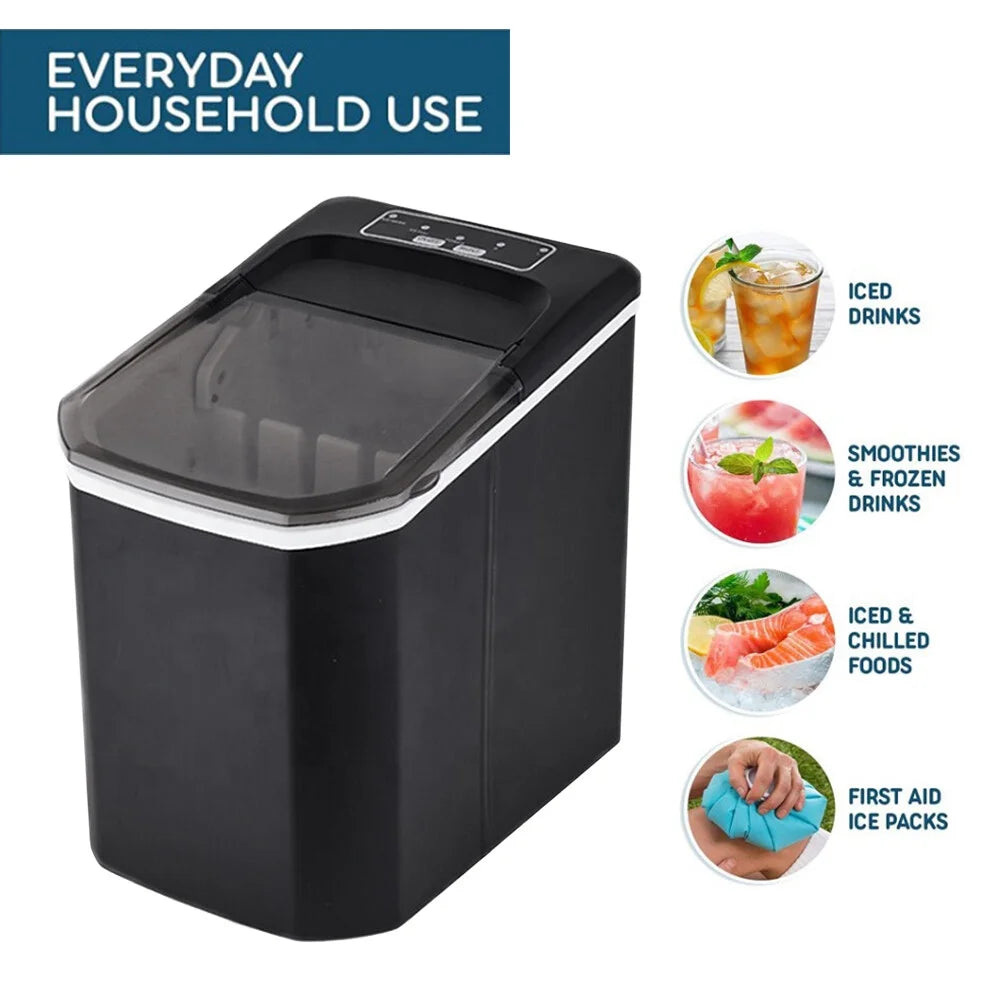 Ice Maker, Self Cleaning, 26lbs in 24Hrs H85511