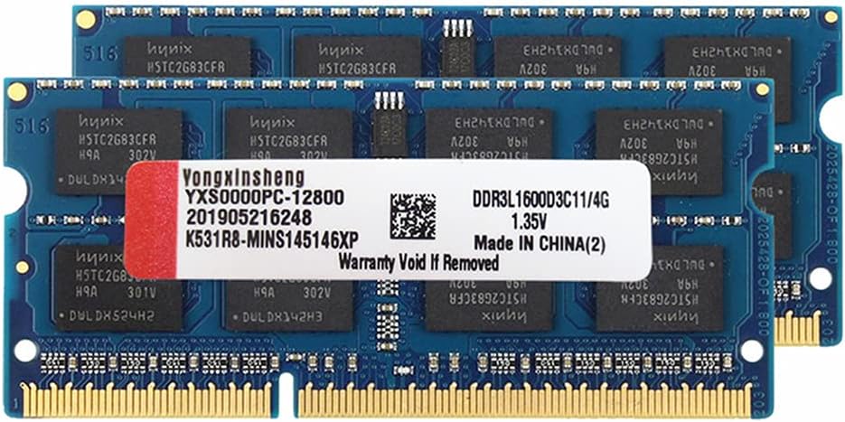 2x8GB 16GB Kit 1600MHz Laptop Memory DDR3 SODIMM RAM B487
