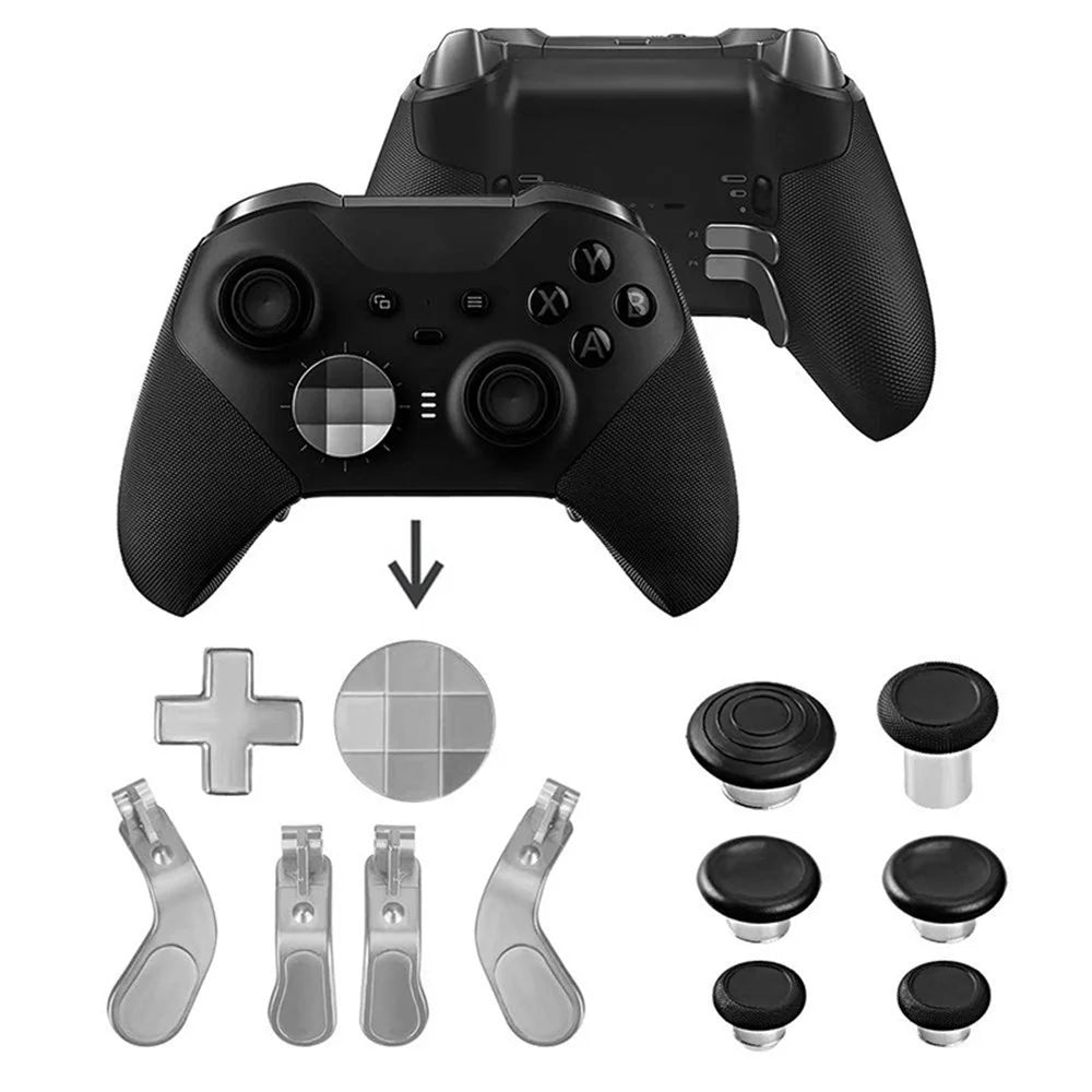 Replacement Controller Gamepad Button Set with D-Pad Paddles F44557