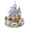 Miniature 3D Wooden Dollhouse Kit with LED M101