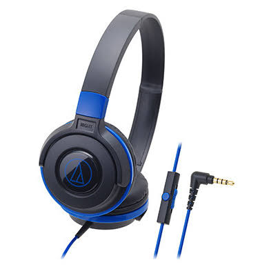 Black-Blue Portable Headphone E542