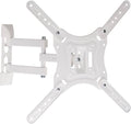 White Swing Arm Wall TV Bracket Q5081