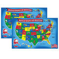 51 Pieces U.S.A. Map Floor Puzzle O2946