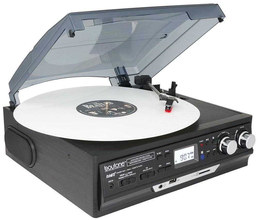 Bluetooth 3-Speed Stereo Turntable Y7341
