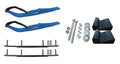 Blue Razor Snowmobile Skis with 10" Round Bars Complete Kit L9964