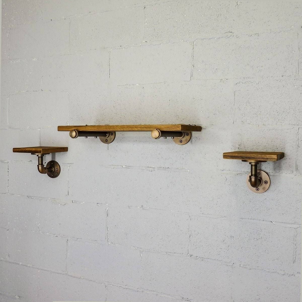 Black Set of 3 Wall Shelf M276