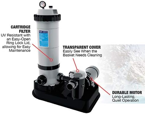 100 ft. Cartridge System with 1 HP Pump V956537