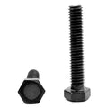 M14 x 1.50 x 55 mm Fine Thread DIN 961 Class 10.9 Hex Cap Screw Alloy Steel Black Oxide S89879