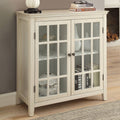 Egg Shell White 2 Door Accent Cabinet T531018