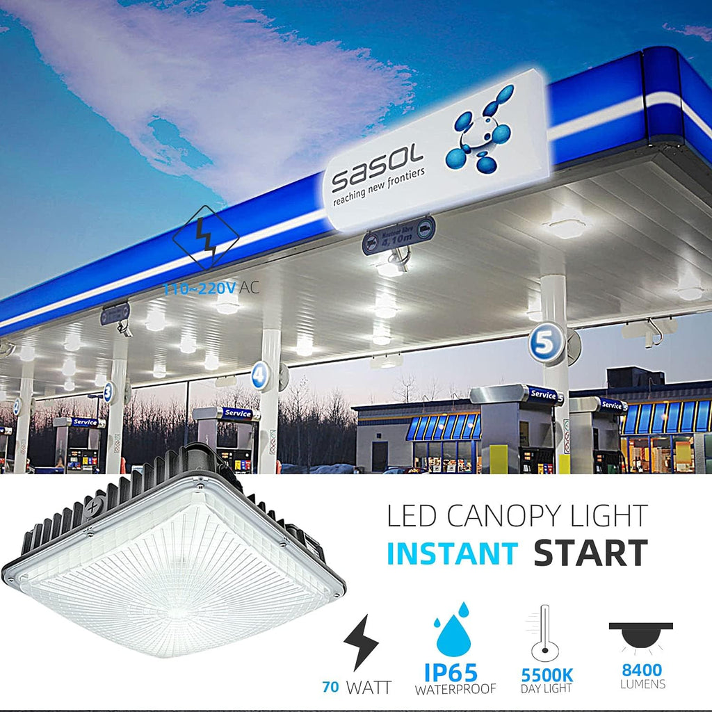2 Pack 70W LED Canopy Lights M8943