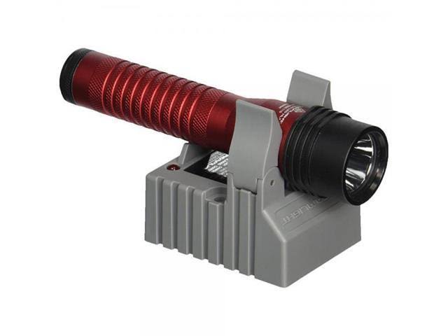 Red LED Rechargeable Flashlight with Piggyback Charger X6733