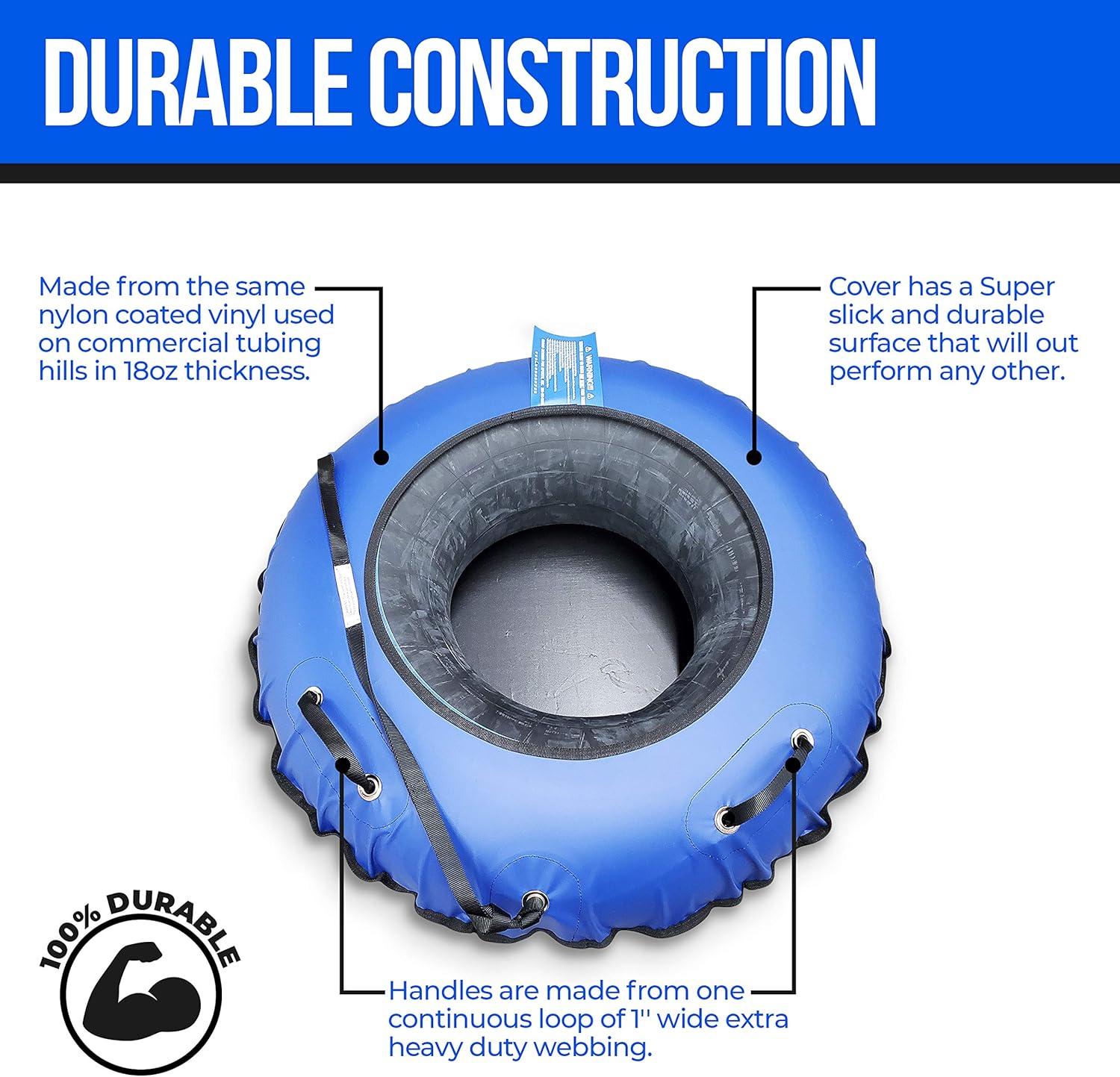 Blue Inflatable River Tube G4359
