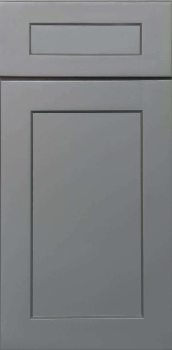 Grey 2 Doors 2 Shelves Wall Cabinet High-Density Fiberboard U855