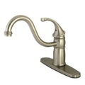 8x22 Centerset Kitchen Faucet, Brushed Nickel F365