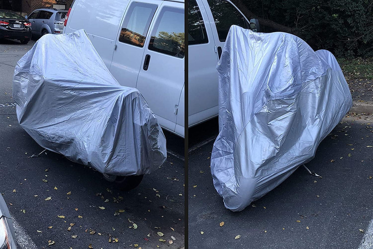 Scooter Cover with Reinforced Securing Straps and Storage Bag X18602
