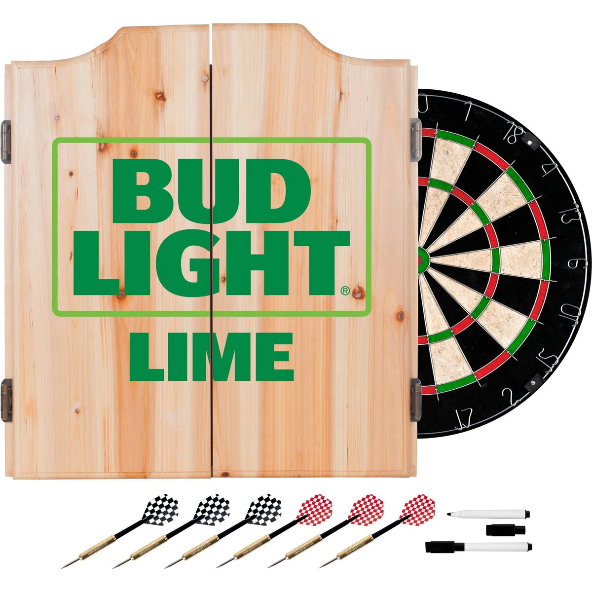 Dart Cabinet with Darts and Board Y96259