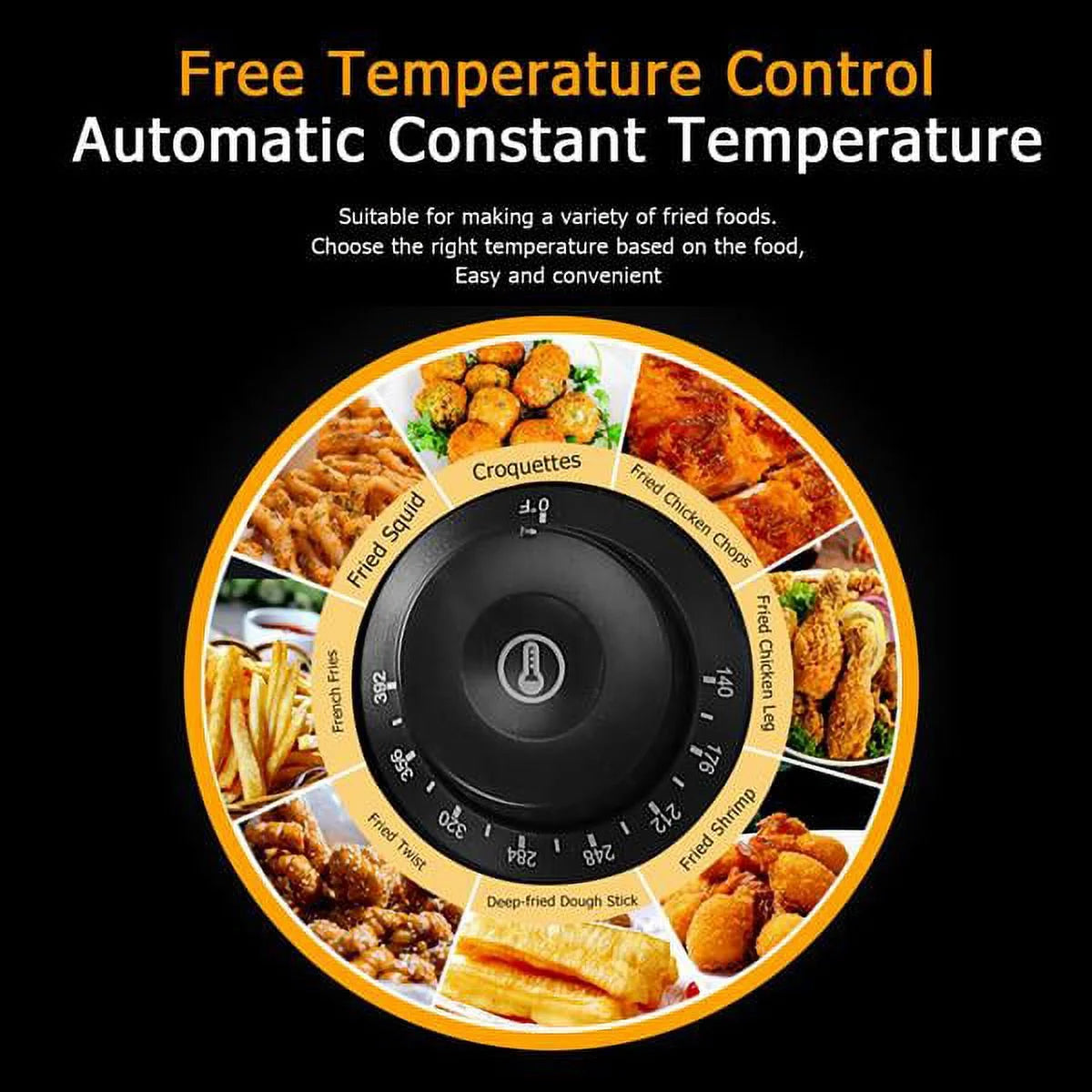 5000W 12L Dual Tanks Electric Deep Fryer with 2 Basket F50880
