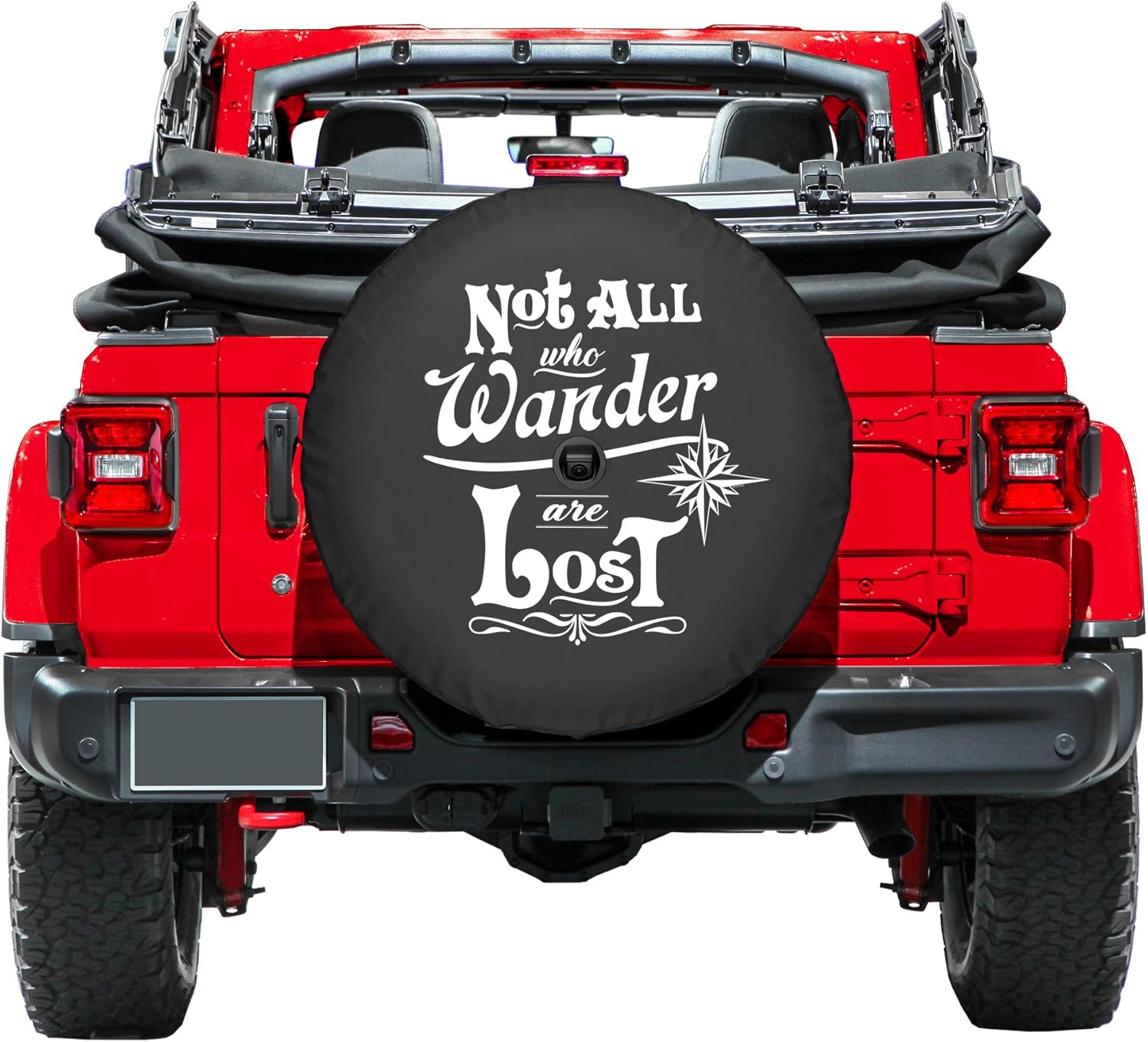 33 Soft Tire Cover for Jeep Wrangler JL with Back-up Camera T8713