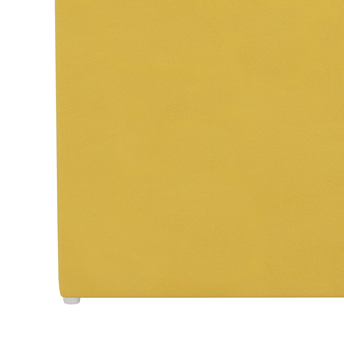 Canary Yellow Velvet Storage Bench A5615
