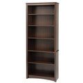 6 Shelf Bookcase in Espresso X48009