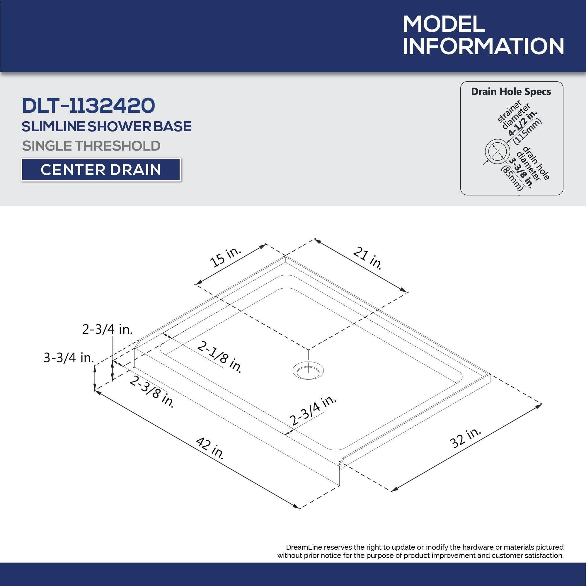 Semi-Frameless Pivot Shower Door in Chrome L6767