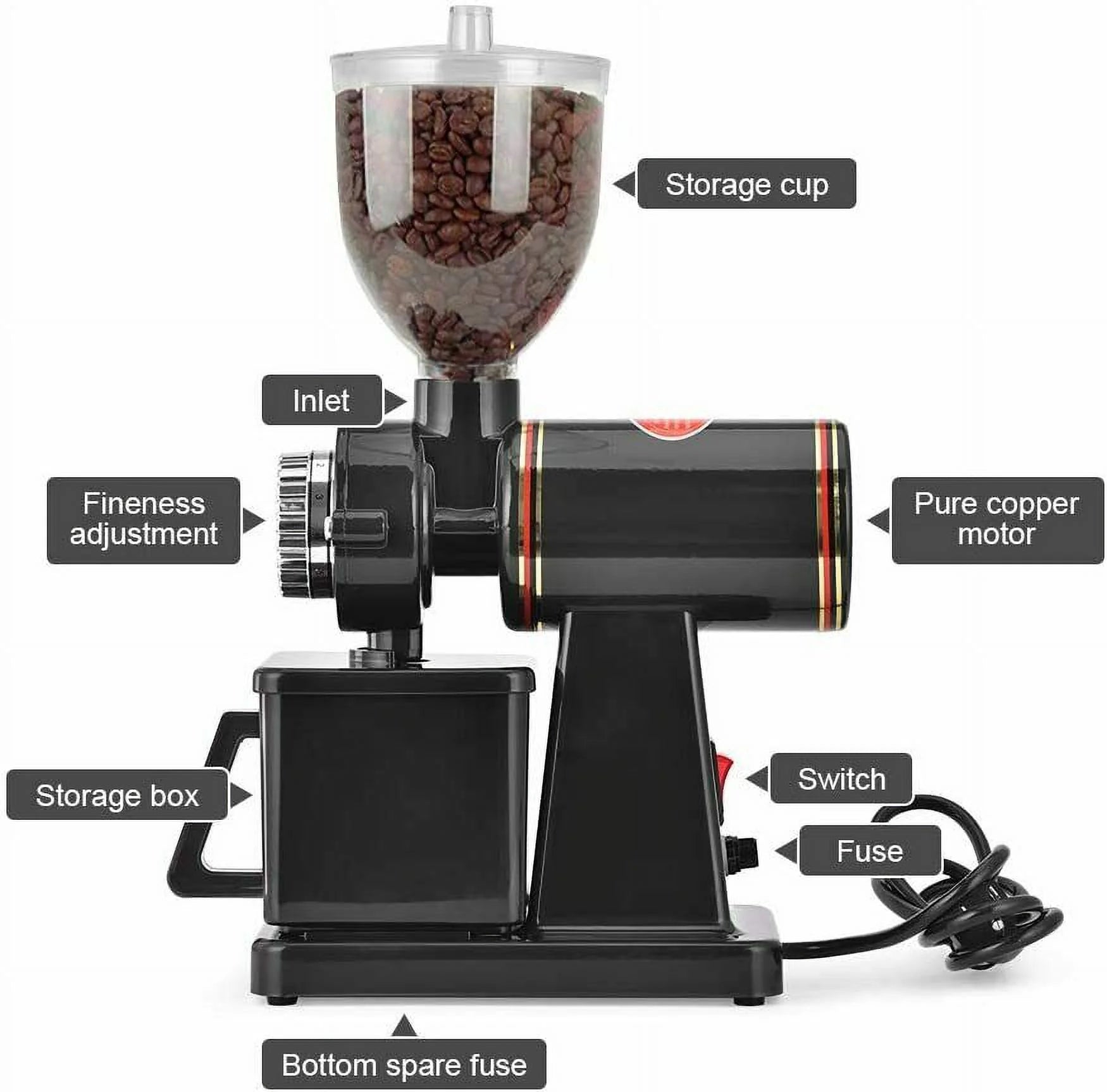 Electric Automatic Coffee Grinder Burr Espresso Grinder A20243