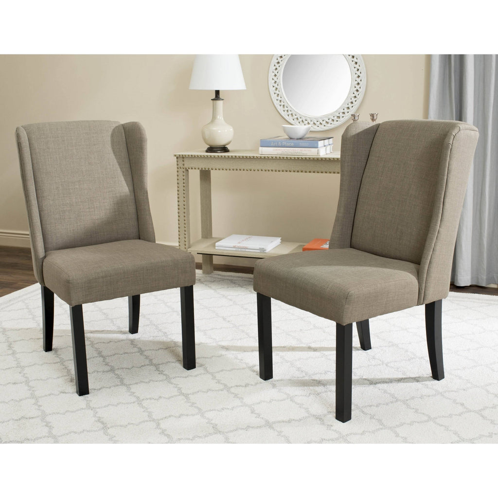 Grey Wingback Chair Set of 2 K560791