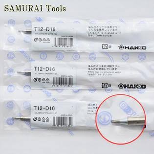 T12-D16 Lead-Free Soldering Tip 20 Pieces E240966