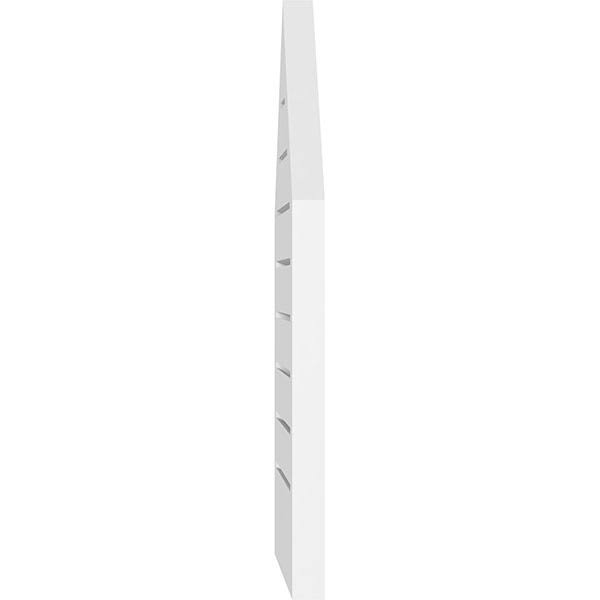 Peaked Top Surface Mount PVC Gable Vent Y9454