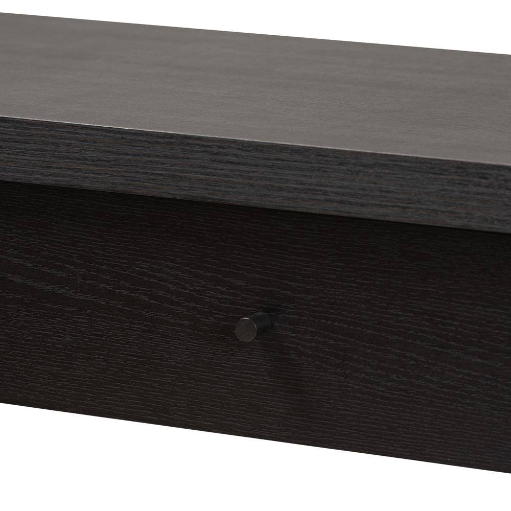 Walnut Brown 2-Drawer Console Table J604392