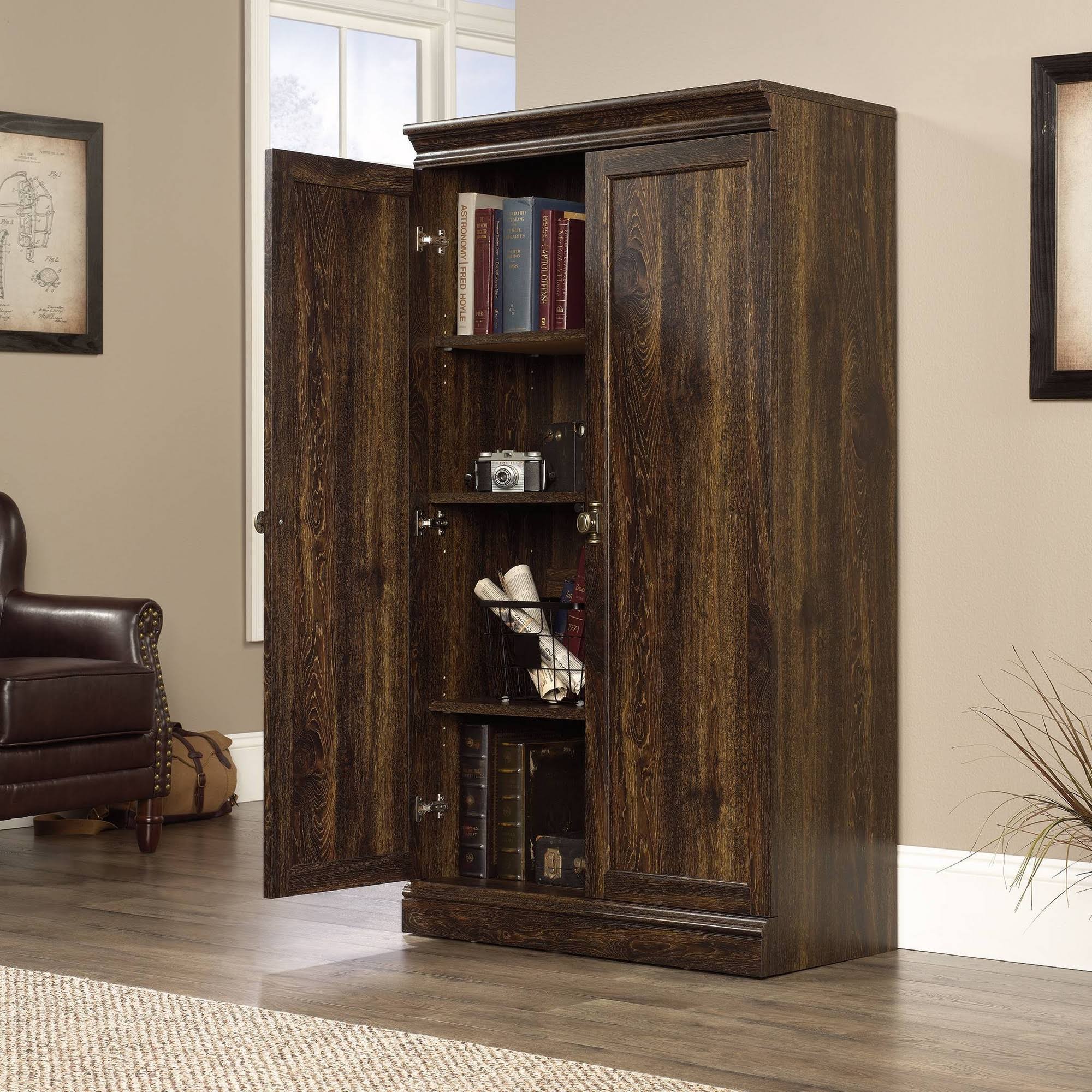Iron Oak Storage Cabinet L782800