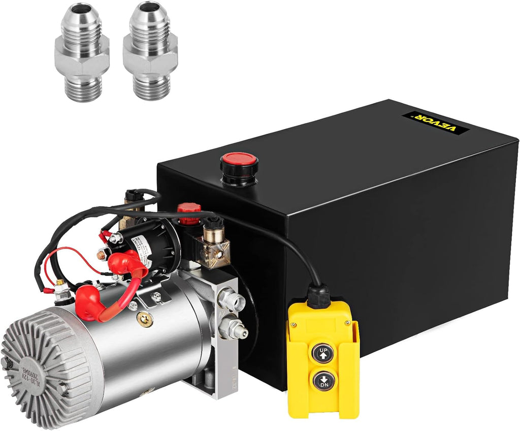 12V/DC Double Acting Hydraulic Pump Unit with Metal Reservoir Q2738