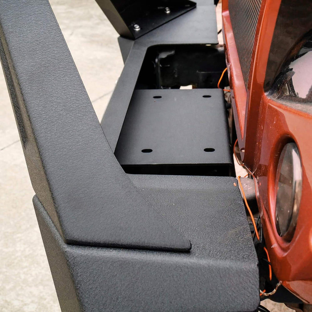 Front Bumper with Winch Plates and LED Lights Assembly P334911