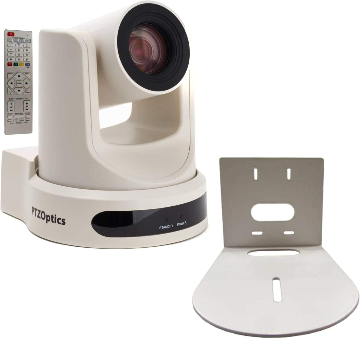 20x-USB Gen 2 1920 x 1080p Resolution Live Streaming Camera with White Wall Mount Bracket C182