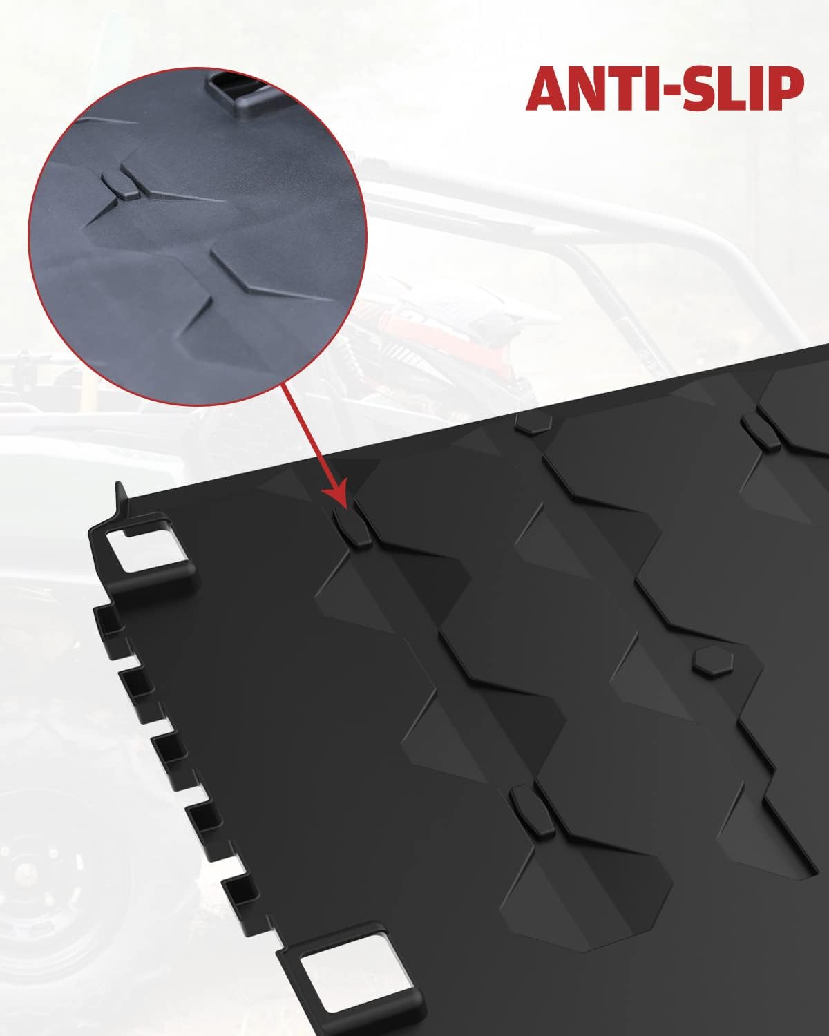Black TPE Rubber Cargo Bed Mat Liner G66184