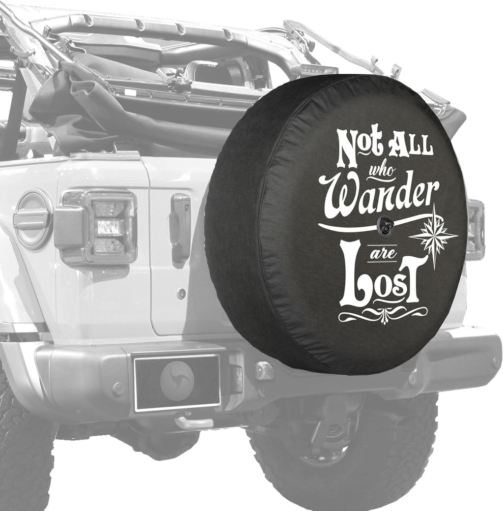 33 Soft Tire Cover for Jeep Wrangler JL with Back-up Camera T8713