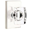 Windsor Crystal Knob Passage Set Polished Nickel M45081